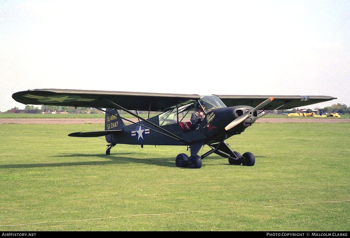 Aircraft Photo of G-SCUB / 54-2447 | Piper L-21B Super Cub | USA - Army | AirHistory.net #99293