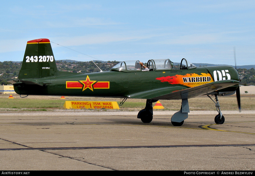 Aircraft Photo of VH-NNJ / 2432070 | Nanchang CJ-6A | Warbird Adventure Flights | China - Air Force | AirHistory.net #99342