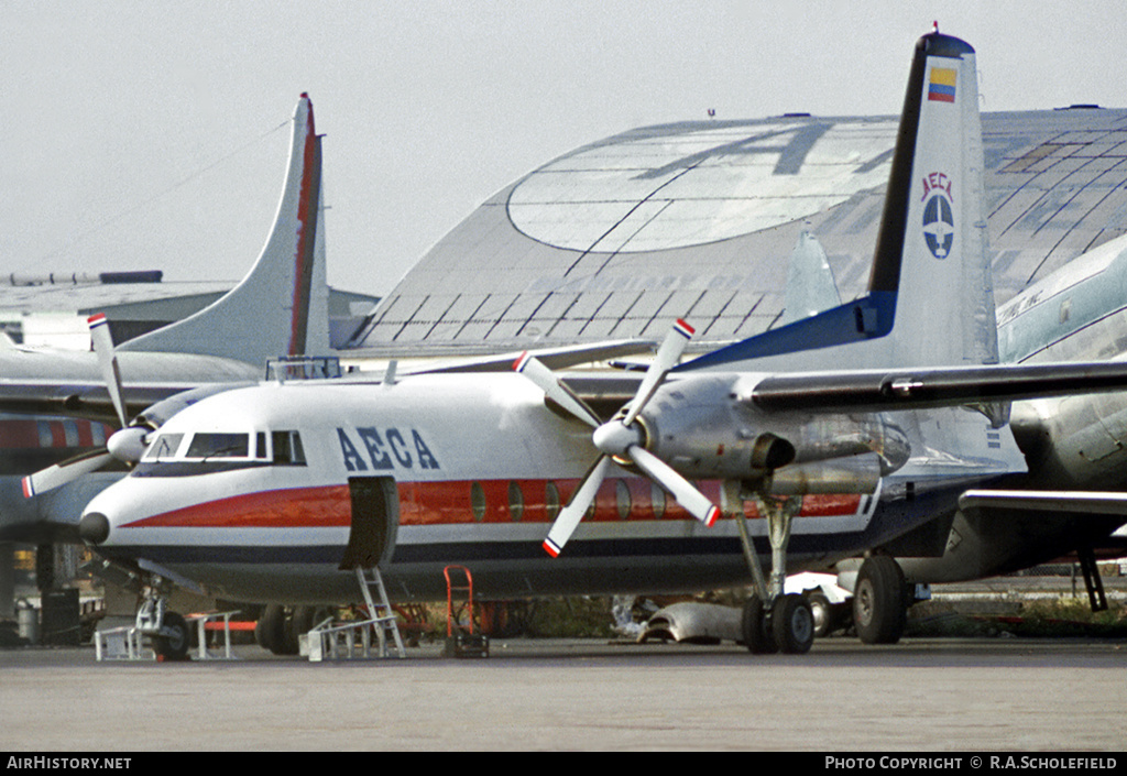 Aircraft Photo of N88973 | Fairchild Hiller F-27F | AECA - Aeroservicios Ecuatorianos | AirHistory.net #99344