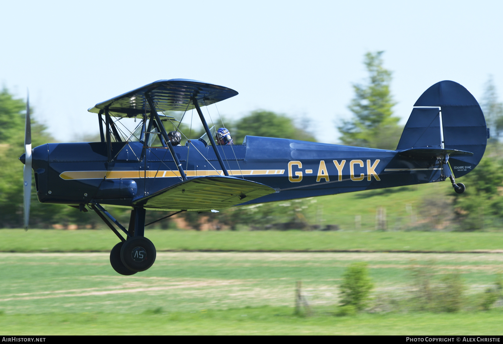 Aircraft Photo of G-AYCK | Stampe-Vertongen SV-4C | AirHistory.net #99351