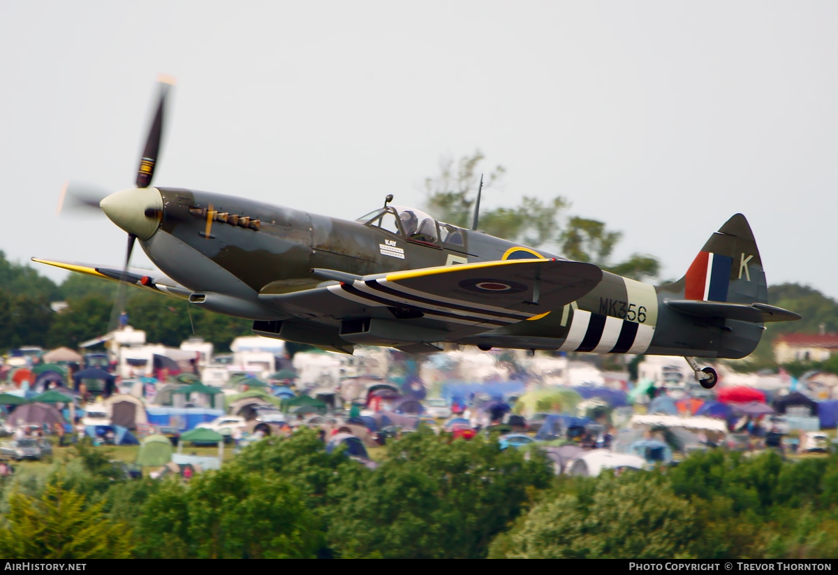 Aircraft Photo of MK356 | Supermarine 361 Spitfire F9E | UK - Air Force | AirHistory.net #99354