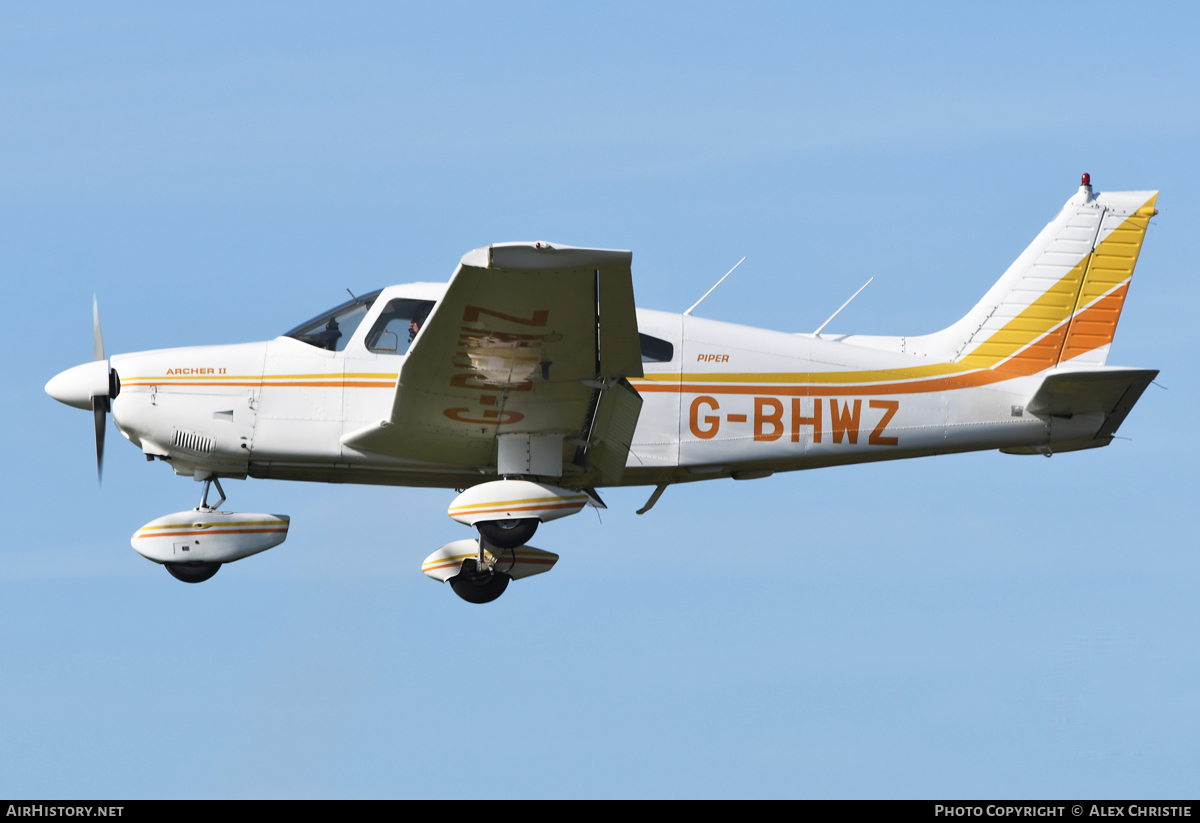 Aircraft Photo of G-BHWZ | Piper PA-28-181 Cherokee Archer II | AirHistory.net #99361