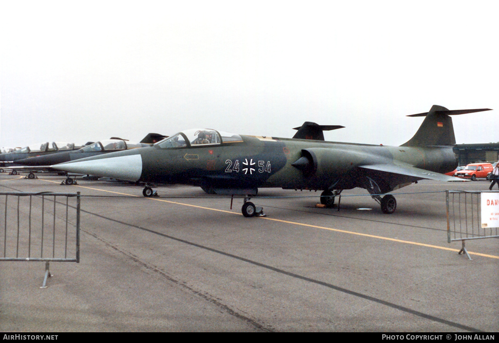 Aircraft Photo of 2454 | Lockheed F-104G Starfighter | Germany - Air Force | AirHistory.net #99387
