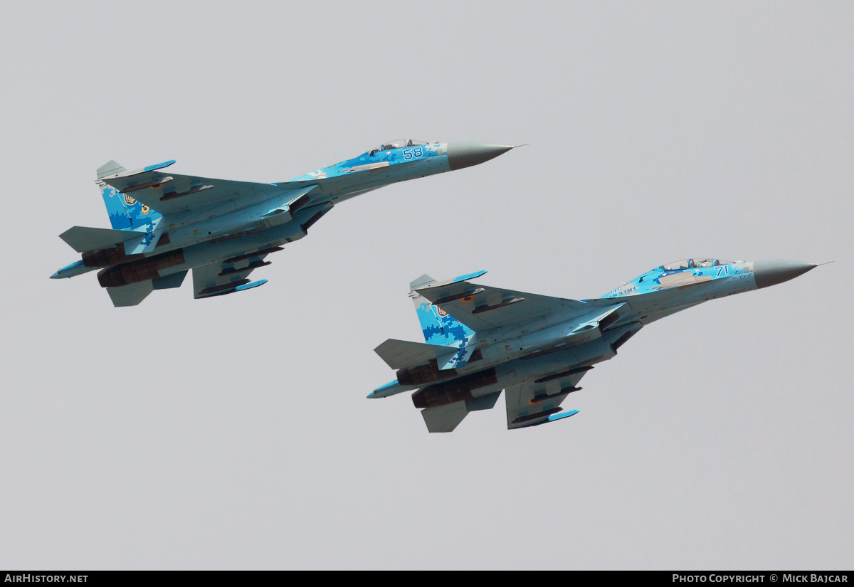 Aircraft Photo of 58 blue | Sukhoi Su-27P1M | Ukraine - Air Force | AirHistory.net #99406
