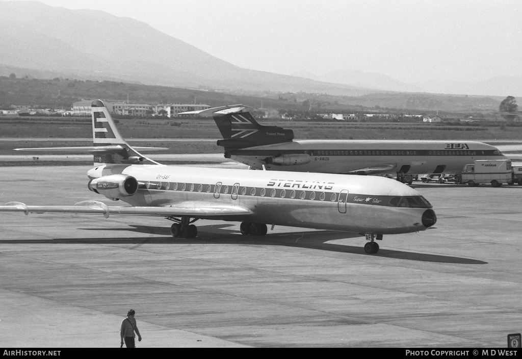 Aircraft Photo of OY-SAF | Aerospatiale SE-210 Caravelle 12 | Sterling Airways | AirHistory.net #99421
