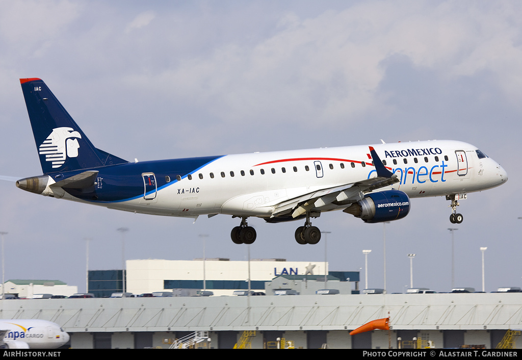 Aircraft Photo of XA-IAC | Embraer 190LR (ERJ-190-100LR) | AeroMéxico Connect | AirHistory.net #99425