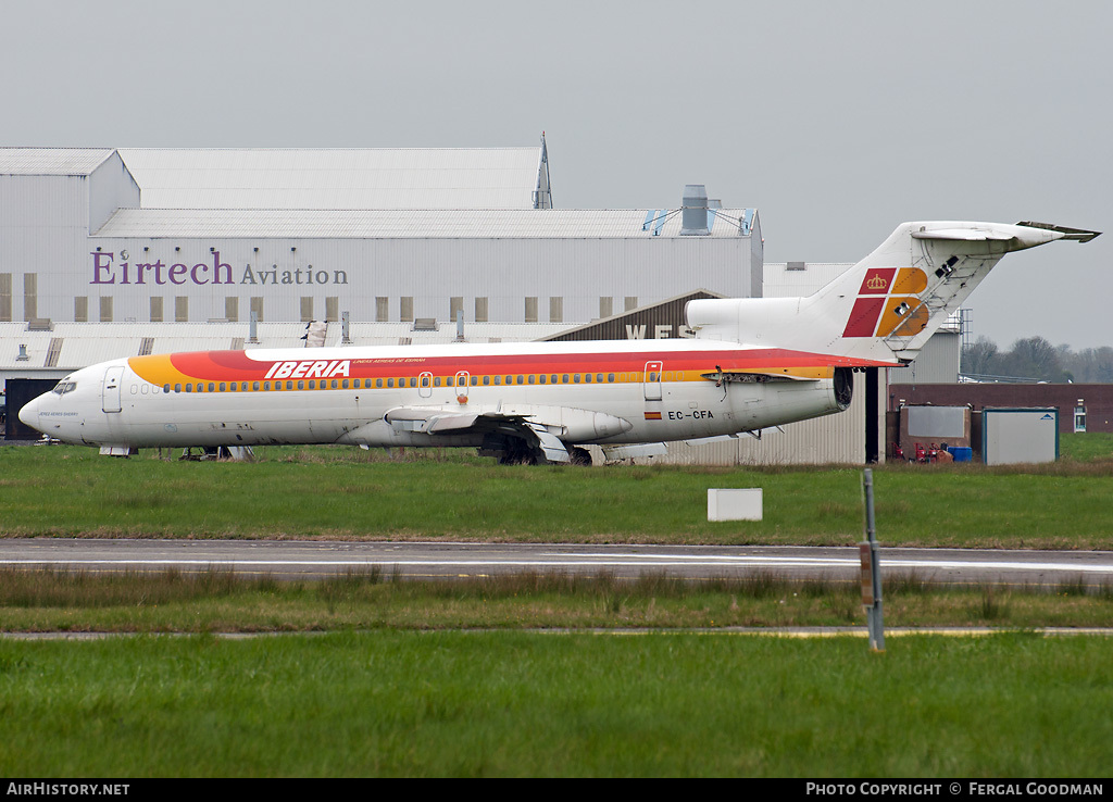 Aircraft Photo of EC-CFA | Boeing 727-256/Adv | Iberia | AirHistory.net #99437
