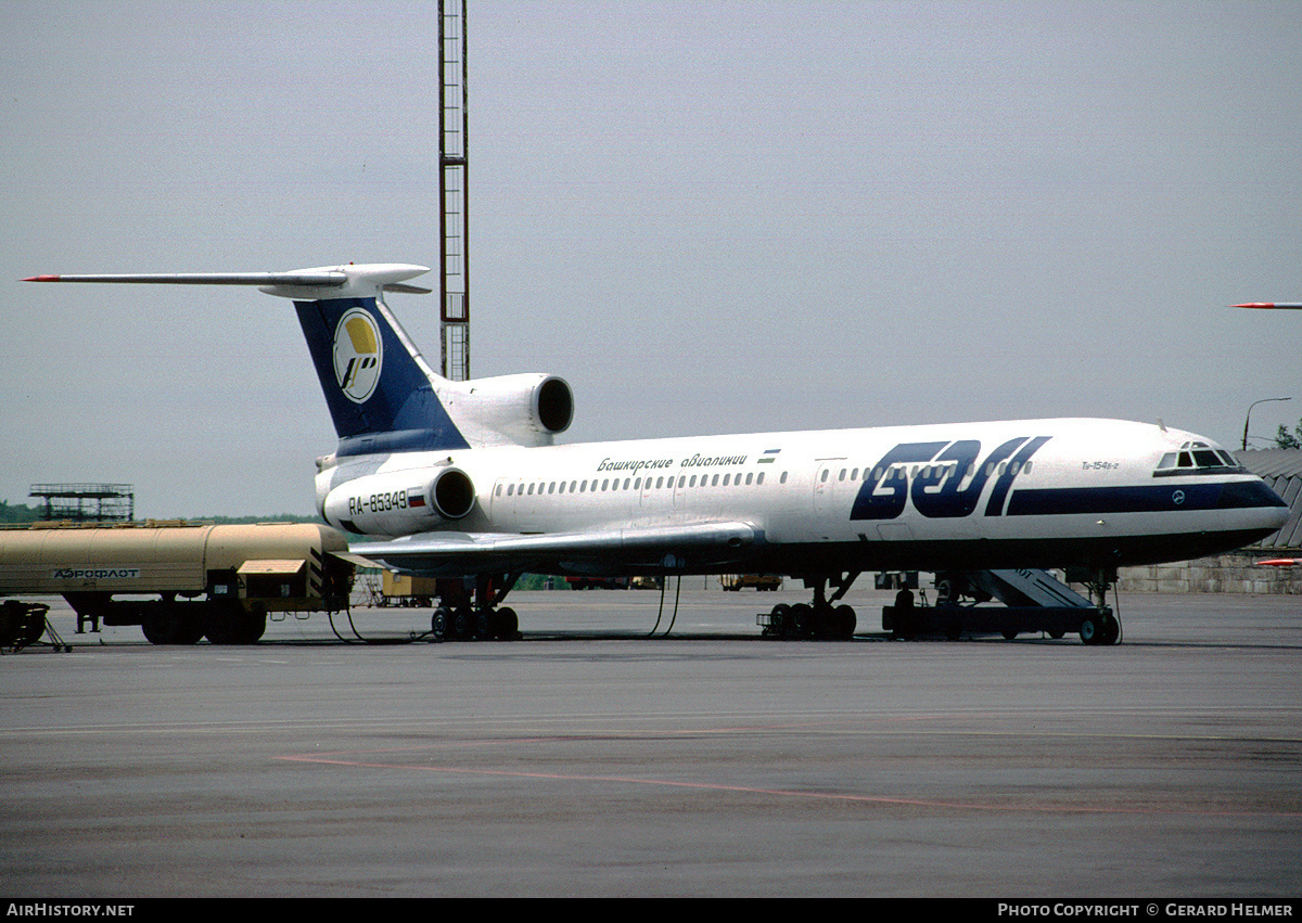 Aircraft Photo of RA-85349 | Tupolev Tu-154B-2 | BAL Bashkirian Airlines | AirHistory.net #99445