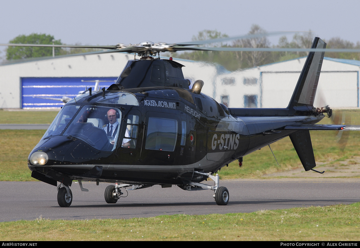 Aircraft Photo of G-STNS | Agusta A-109A Mk2 | Heliflight | AirHistory.net #99470