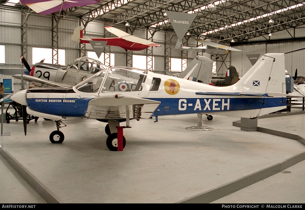 Aircraft Photo of G-AXEH | Beagle B.125 Bulldog 1 | Scottish Aviation | AirHistory.net #99477