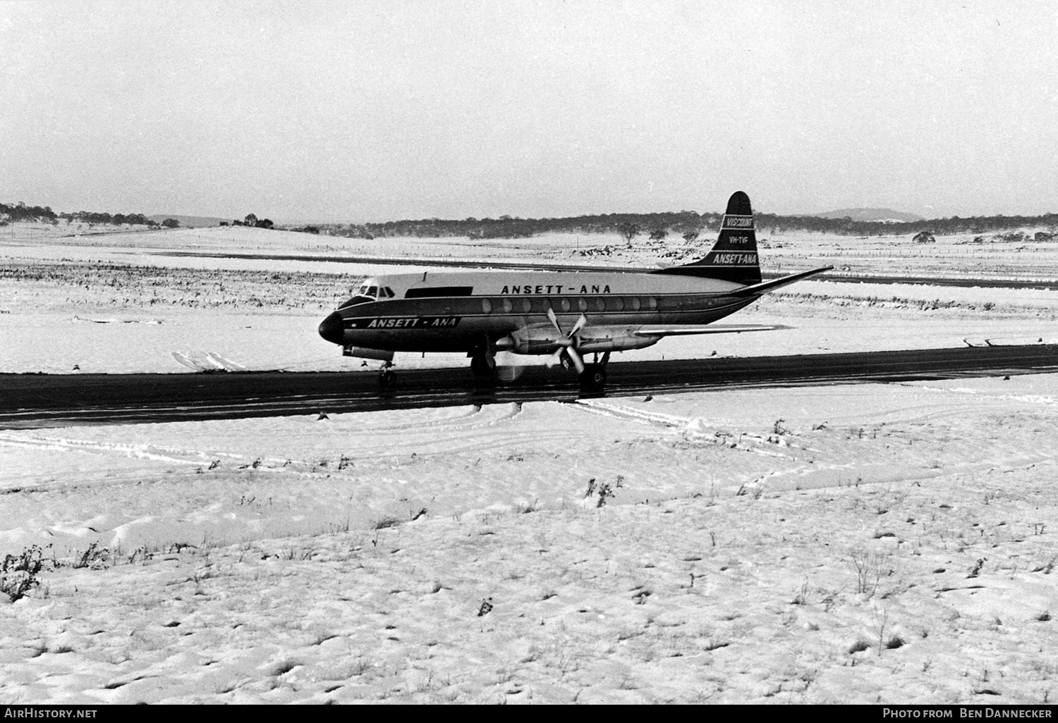 Aircraft Photo of VH-TVF | Vickers 720 Viscount | Ansett - ANA | AirHistory.net #99490