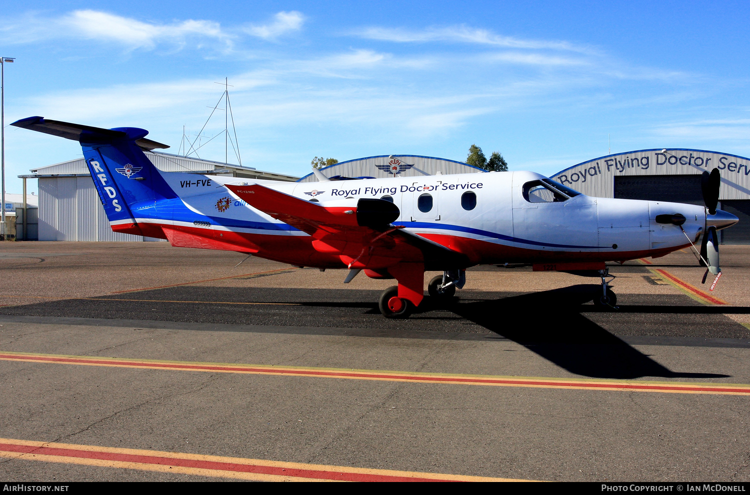 Aircraft Photo of VH-FVE | Pilatus PC-12NG (PC-12/47E) | Royal Flying Doctor Service - RFDS | AirHistory.net #99524
