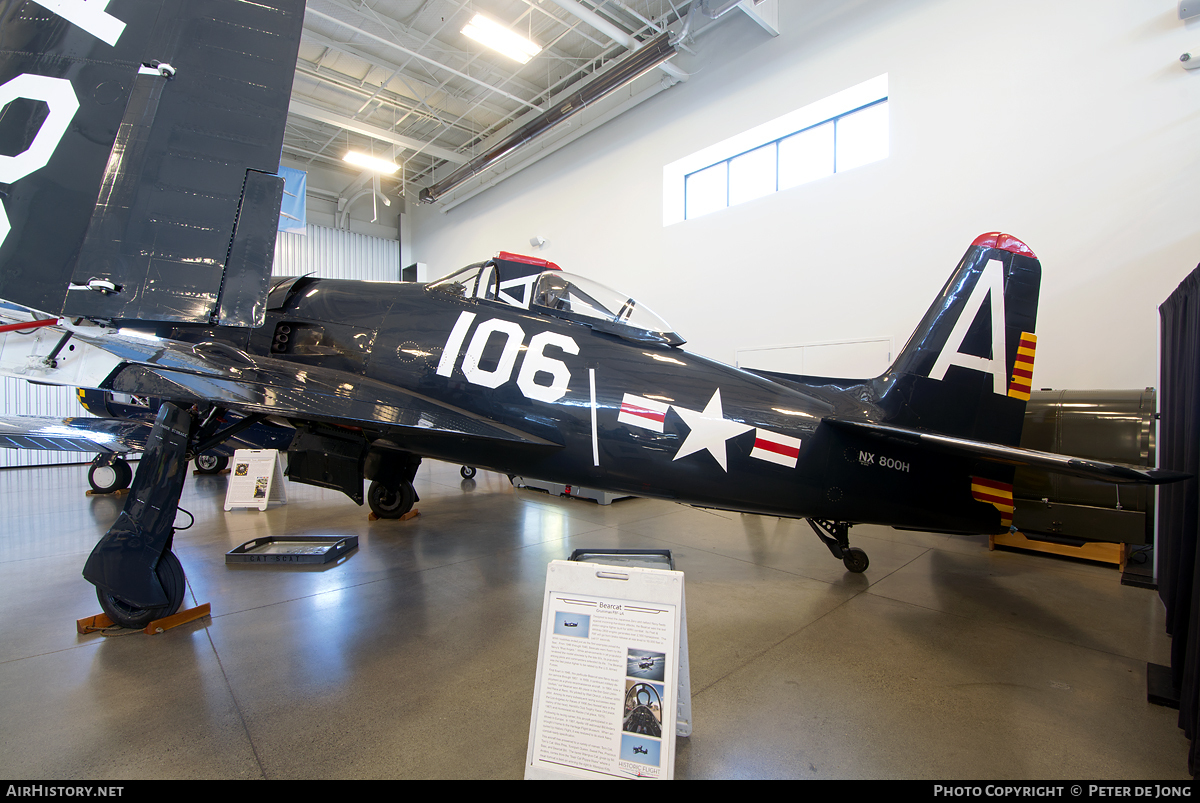 Aircraft Photo of N800H / NX800H / 121752 | Grumman F8F-2 Bearcat | USA - Navy | AirHistory.net #99547