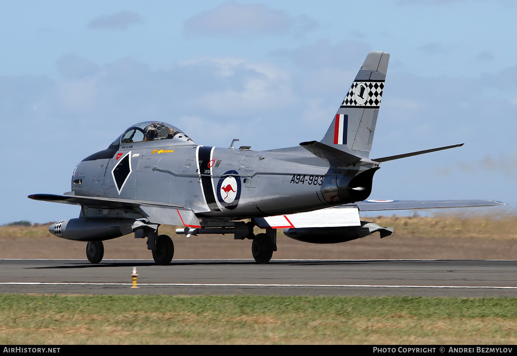 Aircraft Photo of VH-IPN / A94-983 | Commonwealth CA-27 Sabre Mk32 | Australia - Air Force | AirHistory.net #99570