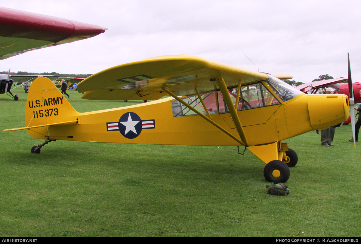 Aircraft Photo of G-AYPM / 115373 | Piper L-18C Super Cub | USA - Army | AirHistory.net #99577
