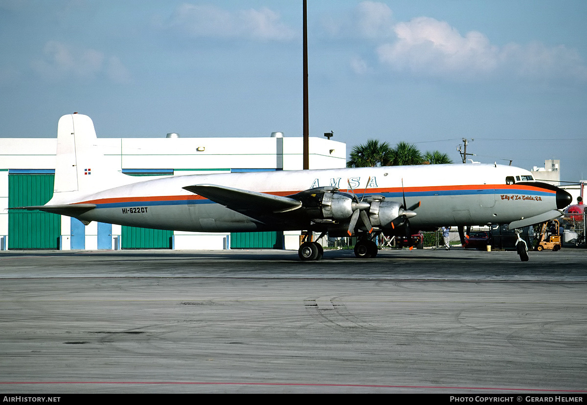 Aircraft Photo of HI-622CT | Douglas DC-7B(F) | AMSA - Aerolíneas Mundo | AirHistory.net #99585
