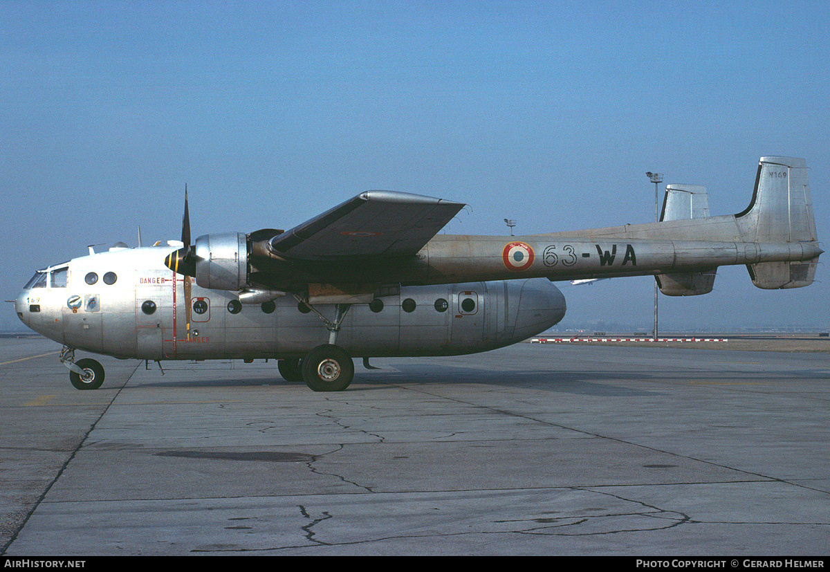 Aircraft Photo of 169 | Nord 2501F-3 Noratlas | France - Air Force | AirHistory.net #99642