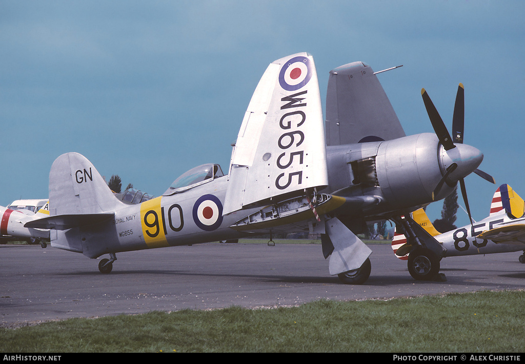 Aircraft Photo of WG655 | Hawker Sea Fury T20S | UK - Navy | AirHistory.net #99650