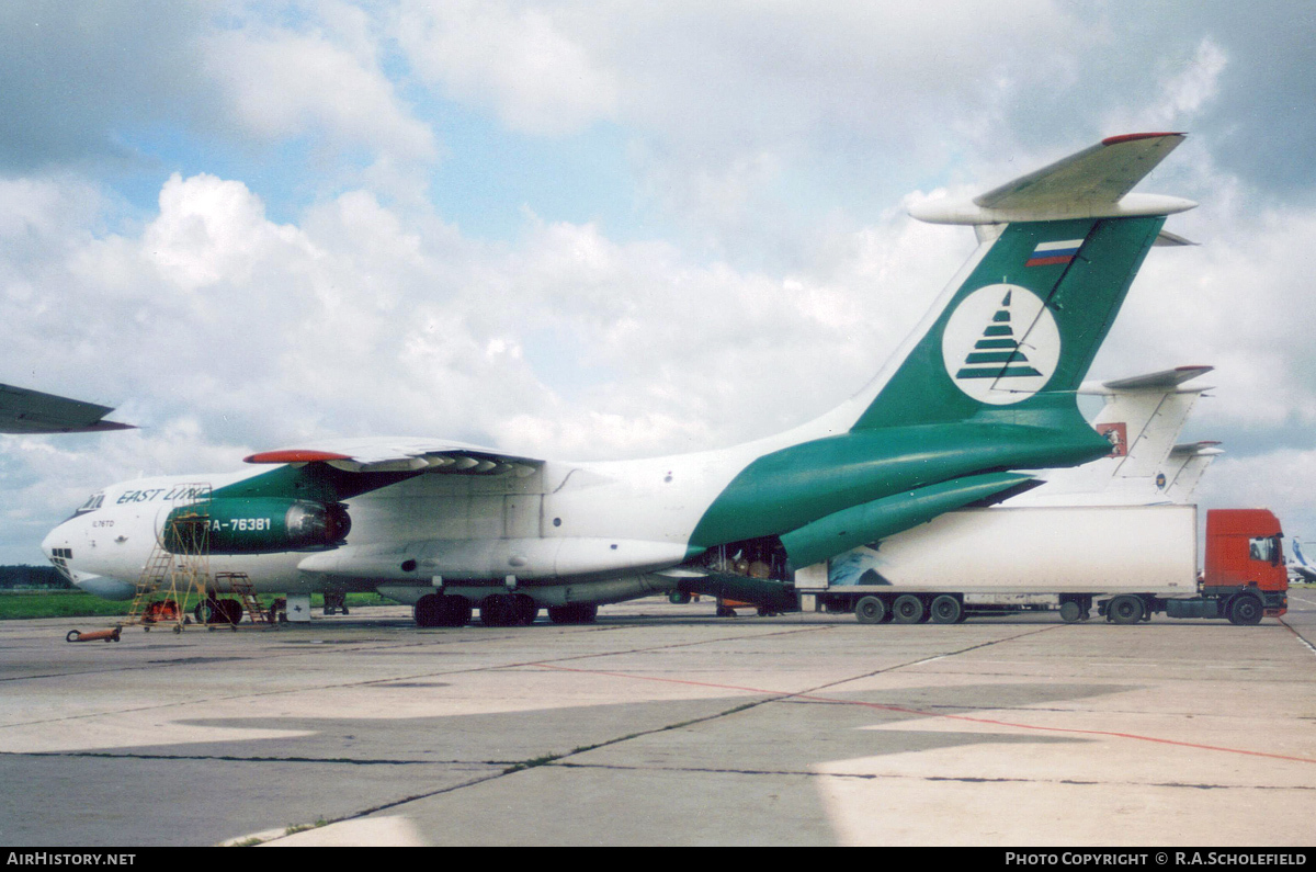 Aircraft Photo of RA-76381 | Ilyushin Il-76TD | East Line | AirHistory.net #99685