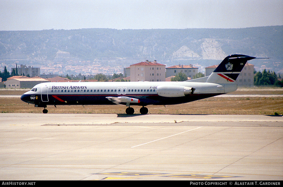 Aircraft Photo of F-GIOK | Fokker 100 (F28-0100) | British Airways | AirHistory.net #99689