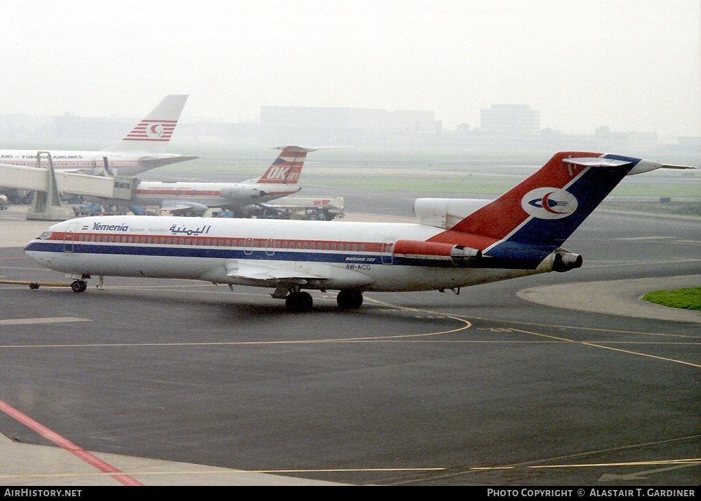 Aircraft Photo of 4W-ACG | Boeing 727-2N8/Adv | Yemenia - Yemen Airways | AirHistory.net #99691