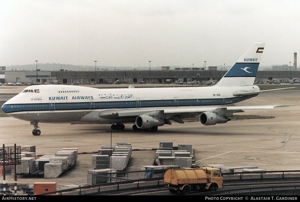 Aircraft Photo of 9K-ADD | Boeing 747-269BM | Kuwait Airways | AirHistory.net #99697