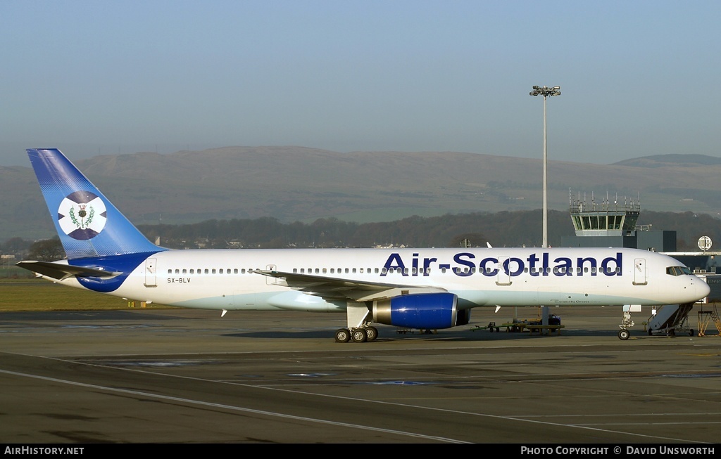 Aircraft Photo of SX-BLV | Boeing 757-2G5 | Air-Scotland | AirHistory.net #99698