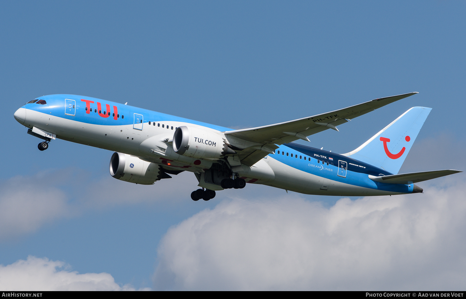 Aircraft Photo of PH-TFK | Boeing 787-8 Dreamliner | TUI | AirHistory.net #99699