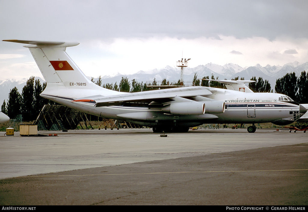 Aircraft Photo of EX-76815 | Ilyushin Il-76TD | Kyrghyzstan Airlines | AirHistory.net #99706