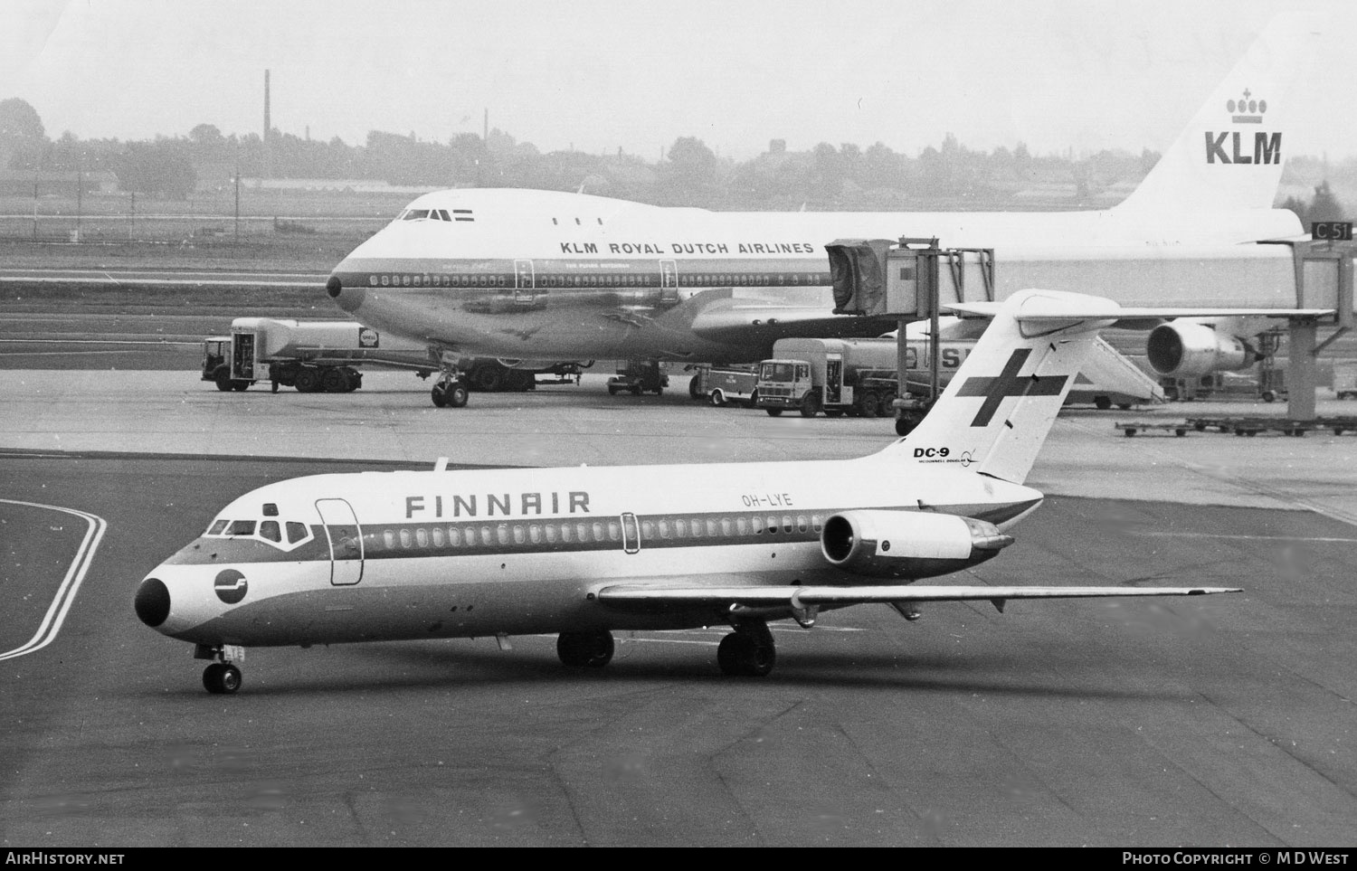 Aircraft Photo of OH-LYE | Douglas DC-9-14 | Finnair | AirHistory.net #99722