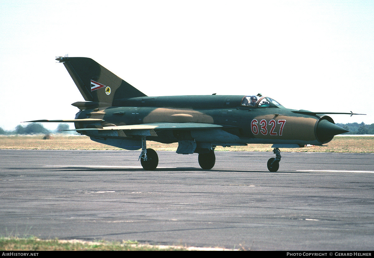 Aircraft Photo of 6327 | Mikoyan-Gurevich MiG-21bis | Hungary - Air Force | AirHistory.net #99732