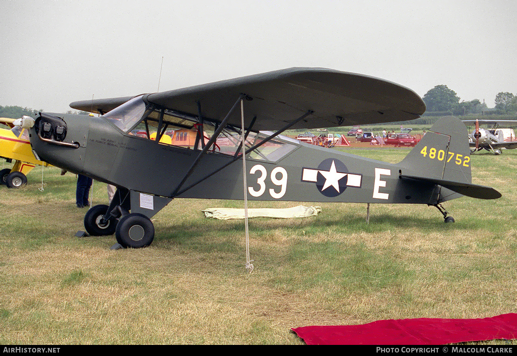 Aircraft Photo of G-BCXJ / 480752 | Piper J-3C-65 Cub | USA - Air Force | AirHistory.net #99753