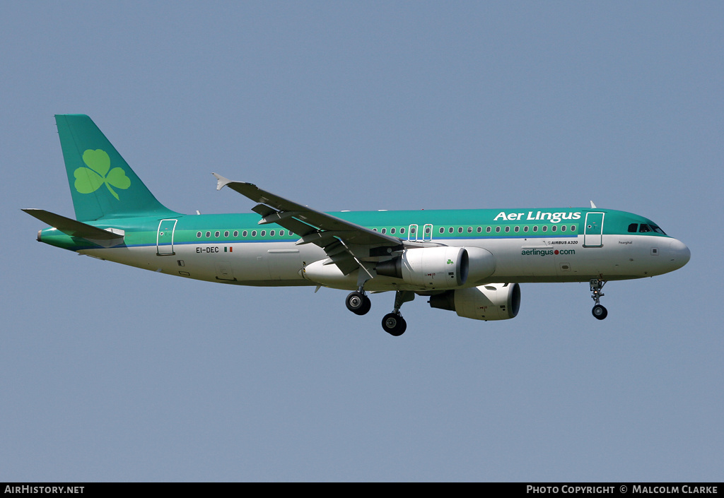 Aircraft Photo of EI-DEC | Airbus A320-214 | Aer Lingus | AirHistory.net #99793