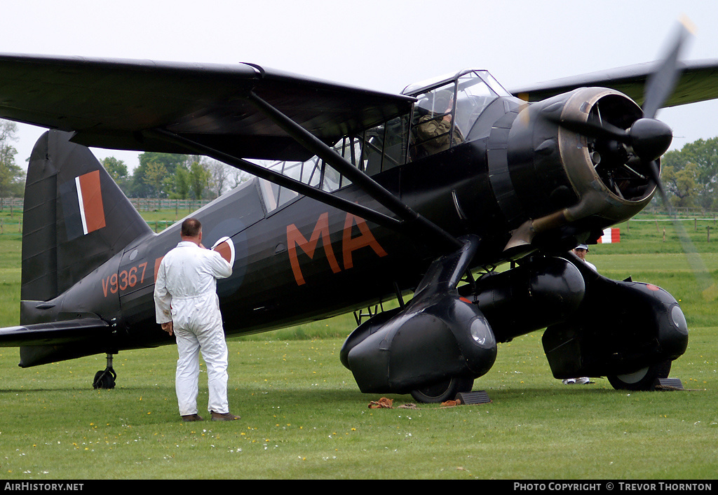 Aircraft Photo of G-AZWT / V9367 | Westland Lysander Mk3A | UK - Air Force | AirHistory.net #99801