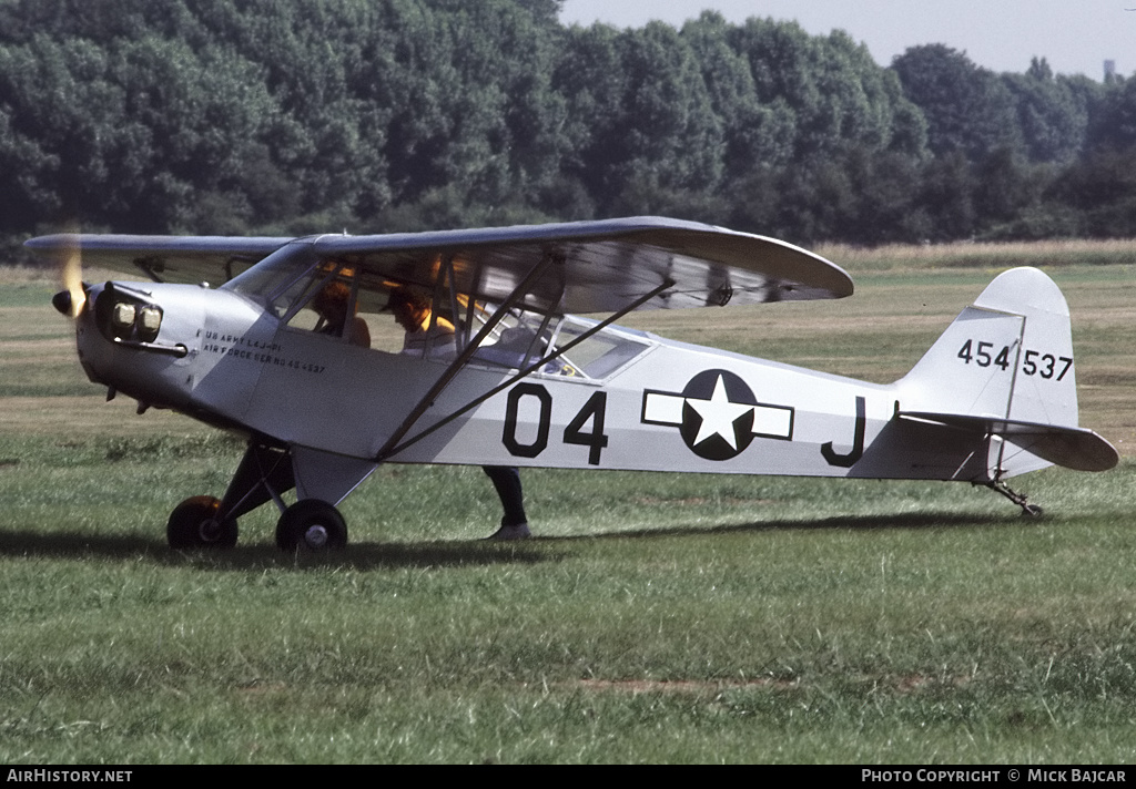 Aircraft Photo of G-BFDL / 454537 | Piper J-3C-65 Cub | USA - Air Force | AirHistory.net #99809