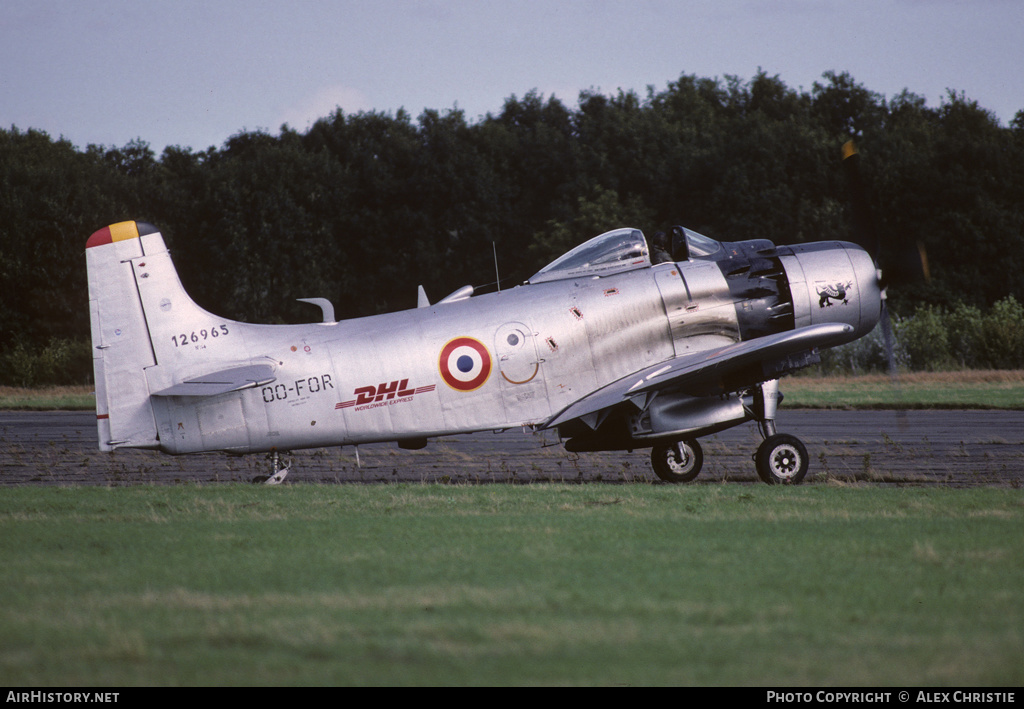 Aircraft Photo of OO-FOR / 126965 | Douglas A-1D Skyraider (AD-4NA) | France - Air Force | AirHistory.net #99827