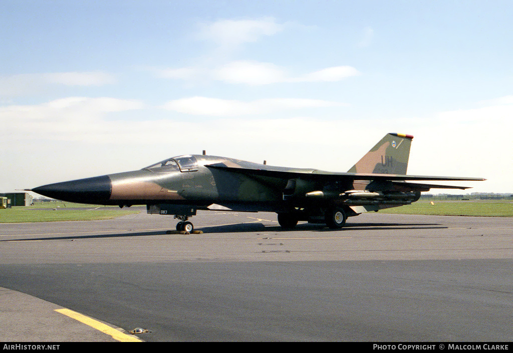 Aircraft Photo of 68-0083 / AF68-083 | General Dynamics F-111E Aardvark | USA - Air Force | AirHistory.net #99836
