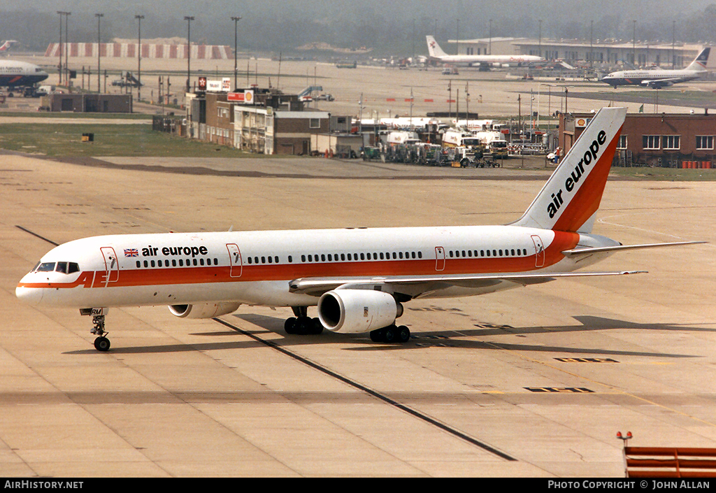 Aircraft Photo of G-BKRM | Boeing 757-236 | Air Europe | AirHistory.net #99839