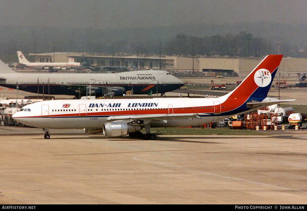 Aircraft Photo of G-BMNC | Airbus A300B4-2C | Dan-Air London | AirHistory.net #99849