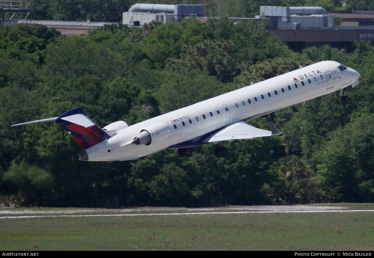 Aircraft Photo of N187GJ | Bombardier CRJ-900LR (CL-600-2D24) | Delta Connection | AirHistory.net #99852