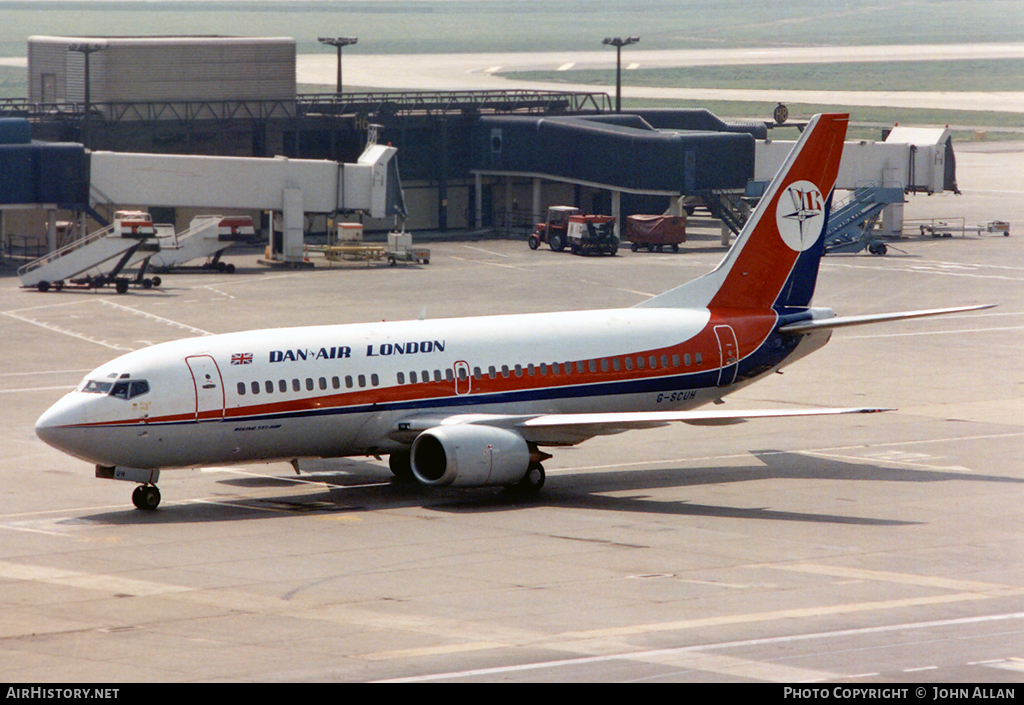 Aircraft Photo of G-SCUH | Boeing 737-3Q8 | Dan-Air London | AirHistory.net #99856