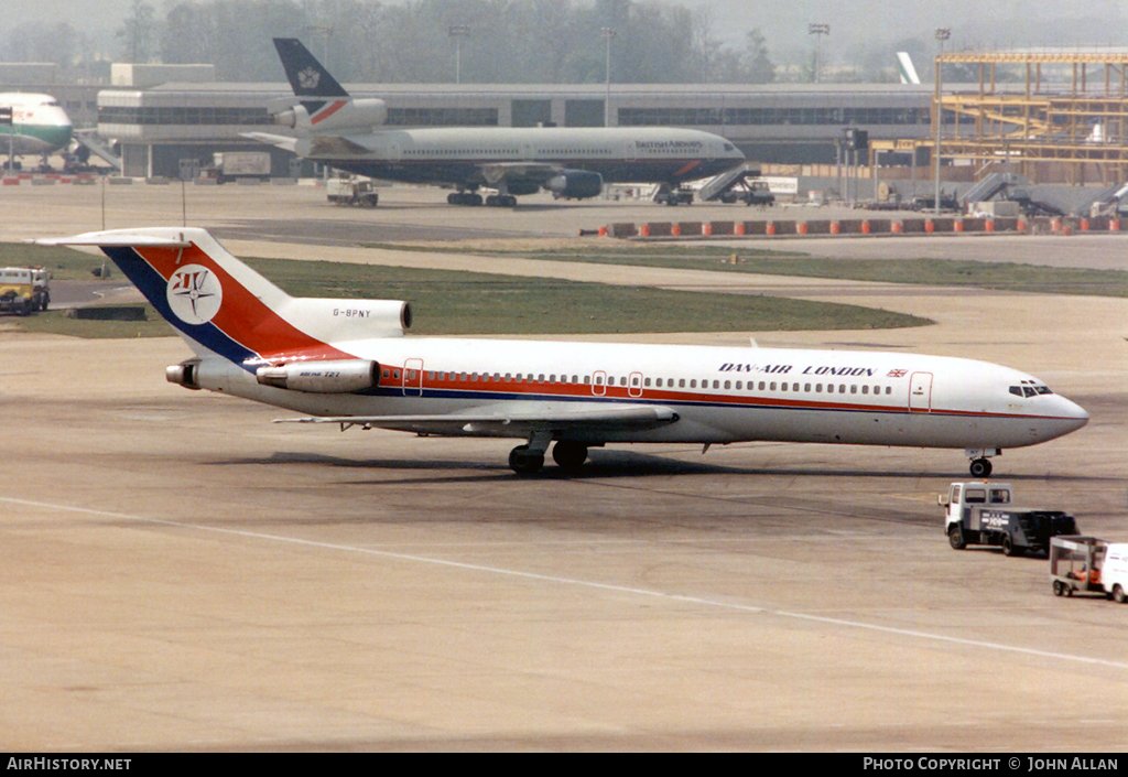 Aircraft Photo of G-BPNY | Boeing 727-230/Adv | Dan-Air London | AirHistory.net #99869