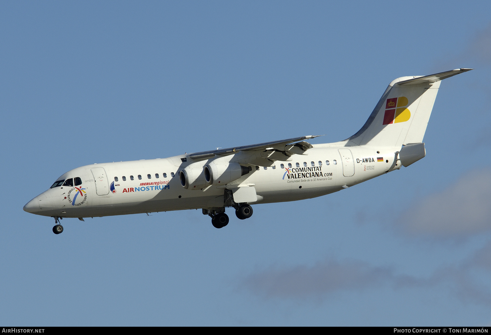 Aircraft Photo of D-AWBA | British Aerospace BAe-146-300 | Iberia Regional | AirHistory.net #99870