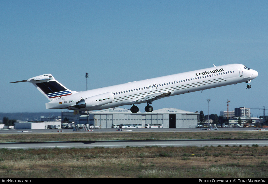 Aircraft Photo of EC-898 | McDonnell Douglas MD-83 (DC-9-83) | Centennial Airlines | AirHistory.net #99872