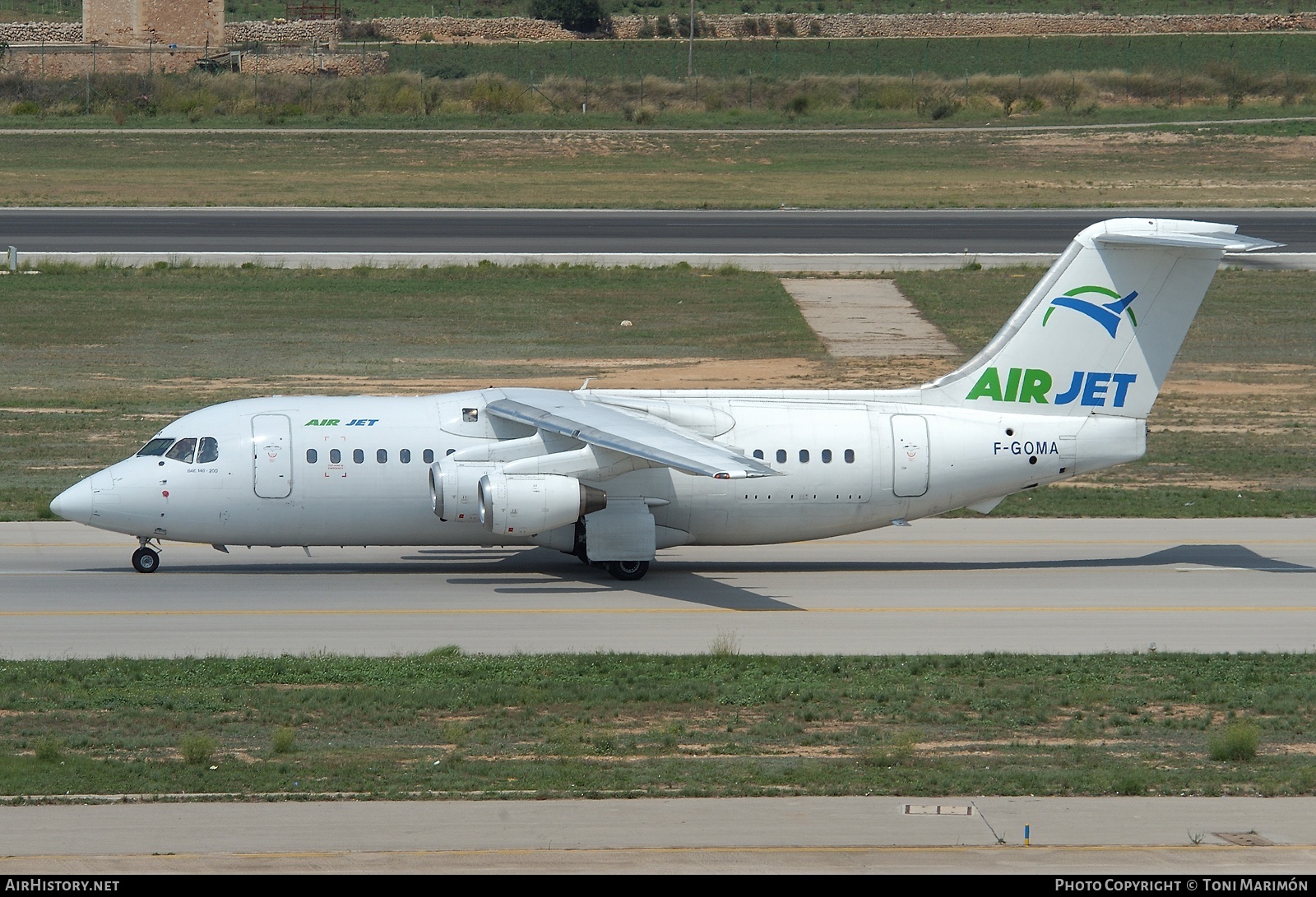 Aircraft Photo of F-GOMA | British Aerospace BAe-146-200QC | Air Jet | AirHistory.net #99882