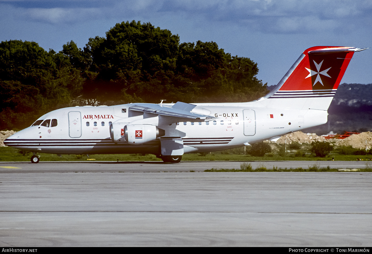 Aircraft Photo of G-OLXX | British Aerospace Avro 146-RJ70 | Air Malta | AirHistory.net #99883