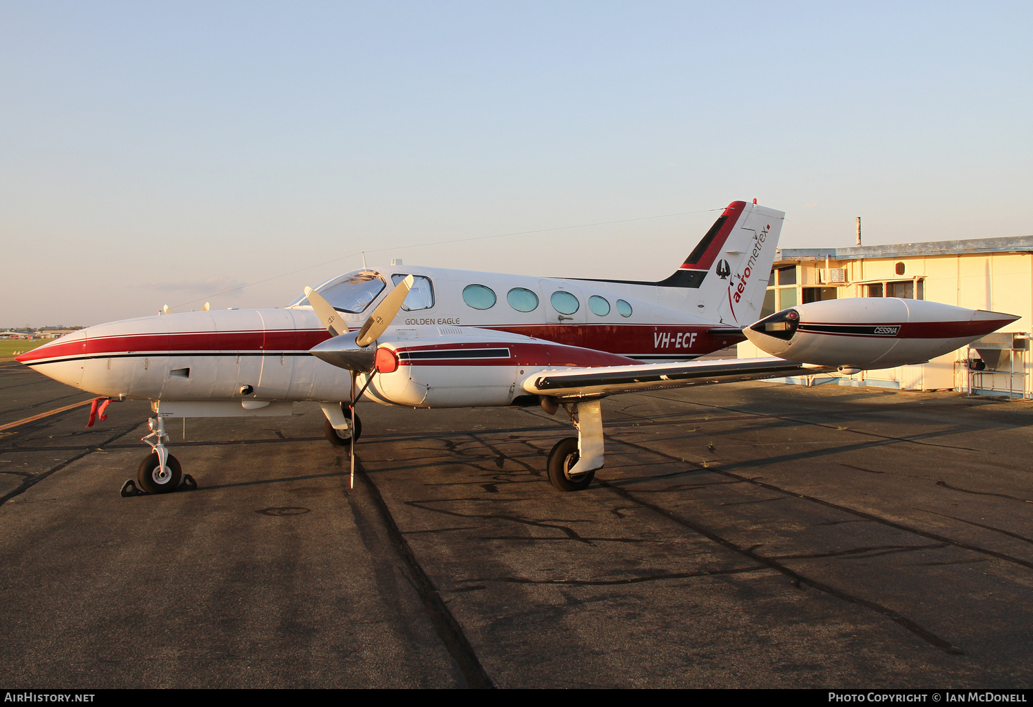 Aircraft Photo of VH-ECF | Cessna 421B Golden Eagle | Aerometrex | AirHistory.net #99895