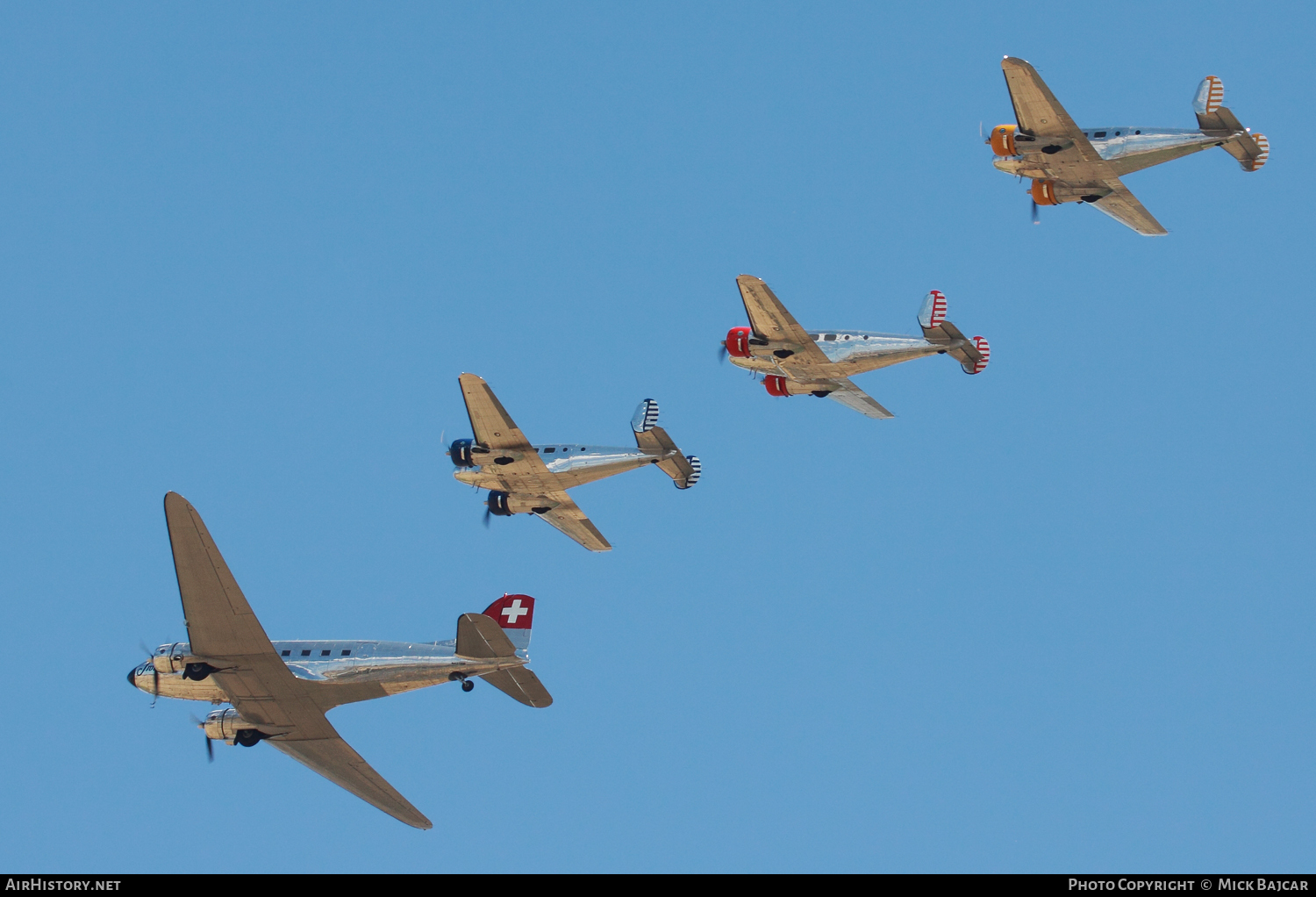 Aircraft Photo of N431HM | Douglas DC-3(C) | Swissair | AirHistory.net #99926