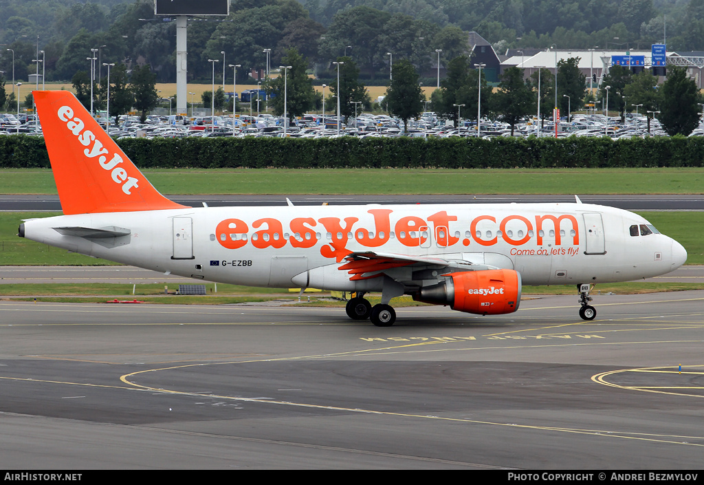 Aircraft Photo of G-EZBB | Airbus A319-111 | EasyJet | AirHistory.net #99946