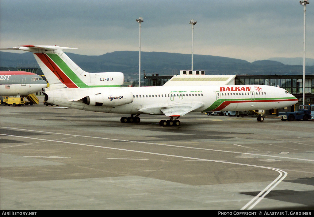 Aircraft Photo of LZ-BTA | Tupolev Tu-154B | Balkan - Bulgarian Airlines | AirHistory.net #99953